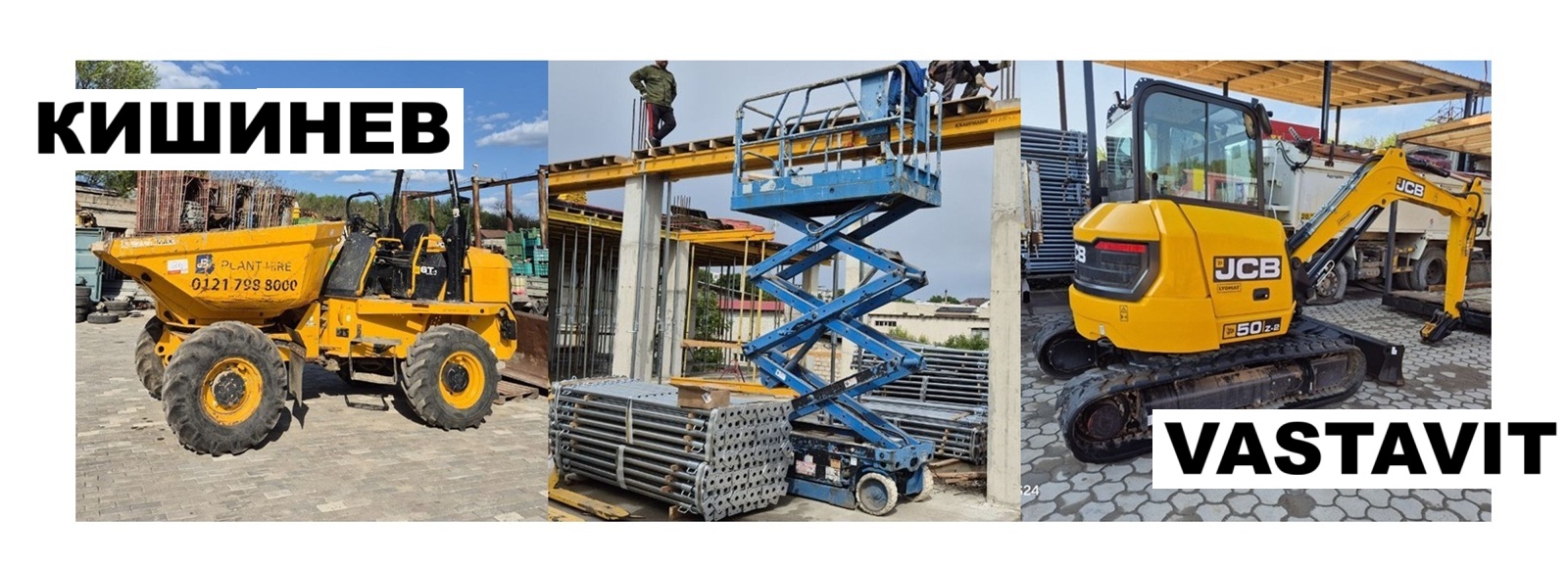 Închiriere Excavatoare Chișinău 24|7 – Vastavit